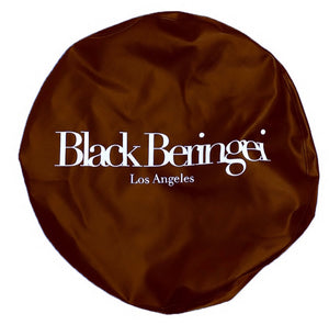 BROWN LEATHER SPARE TIRE COVER