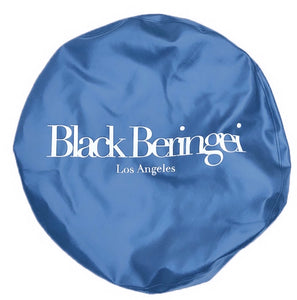 AZURE BLUE LEATHER SPARE TIRE COVER